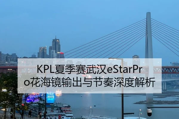KPL夏季赛武汉eStarPro花海镜输出与节奏深度解析